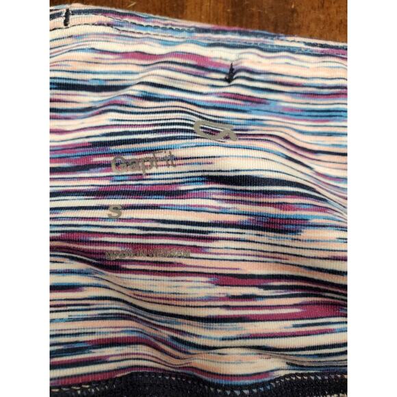 Women's Gap Fit Colorful Striped Athletic Cropped Leggings | Size Small - Picture 8 of 9